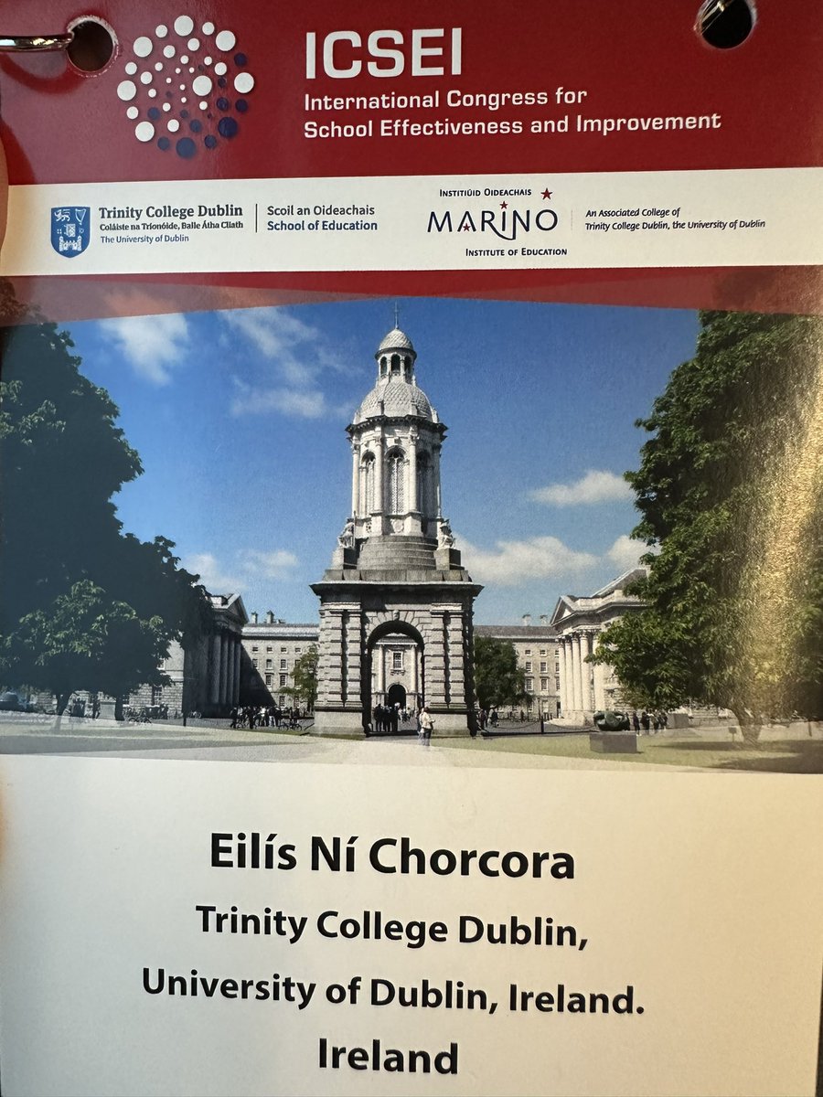 Delighted to present at @ICSEIglobal conference today in @tcddublin , I spoke about my research on @AccessTCD school-university partnerships for widening participation to higher education. Such a buzz about the place with fantastic speakers and presentations going on all week.