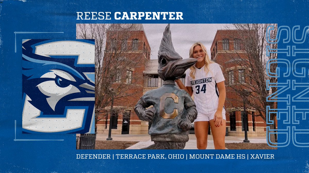 CreightonWSoc's tweet photo. ✍️💙 Welcome to the Bluejay family, @reesecarp35!!

#GoJays x https://t.co/miVSNVMdnt https://t.co/ydDG39pDNB