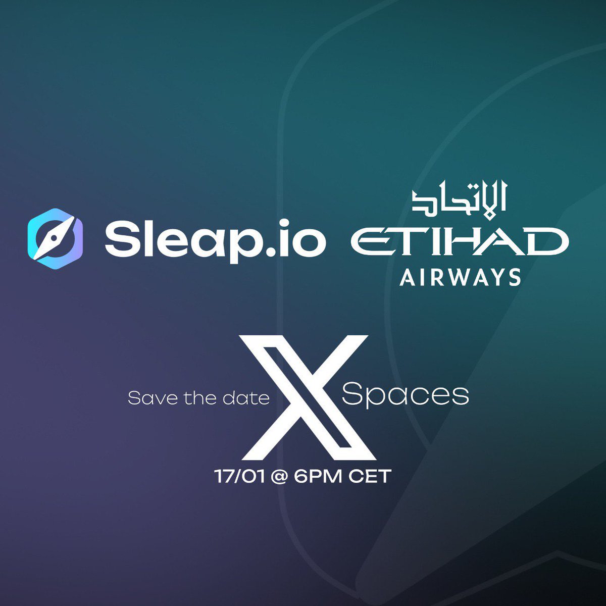 Don’t miss an exciting Spaces with two travel giants @EtihadNFT and Sleap.io ✈️ We will be discussing numerous travel topics and the direction Web3 travel is headed. Sleap.io will leak some alpha that you don’t want to miss ! Save the date:…