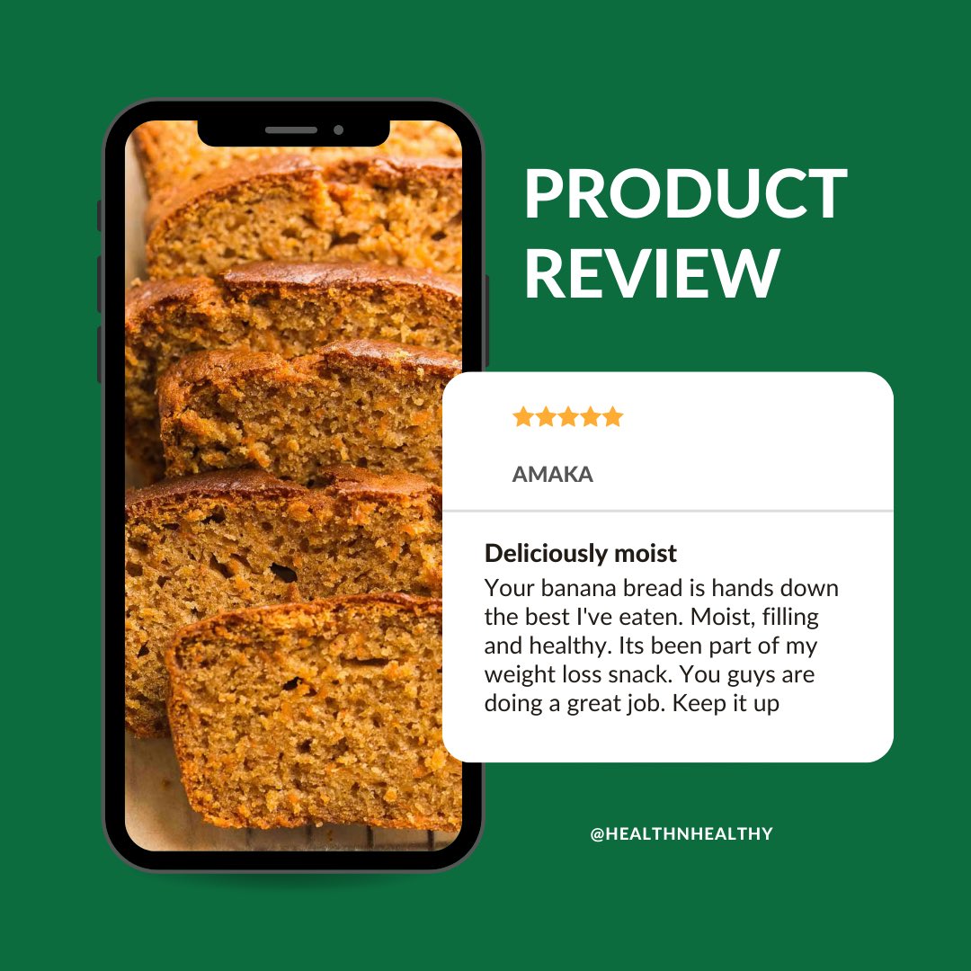 Best healthy banana bread in Abuja #AbujaTwitterCommunity