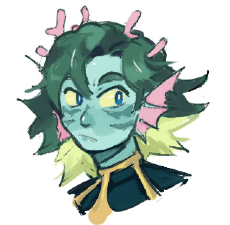 「doodles while trying to get used to csp 」|Dinzeeyz 📼 | worms in brainのイラスト