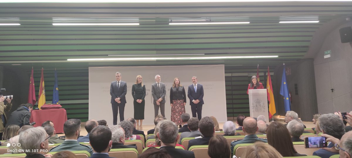 Asistimos a la toma de posesión como Delegada del Gobierno en la RMurcia de @mariolaguevara. Le deseamos el mayor de los éxitos en un marco de necesaria colaboración que sabrá liderar, impulsando políticas e inversiones sociales para el desarrollo sostenible de la Región.