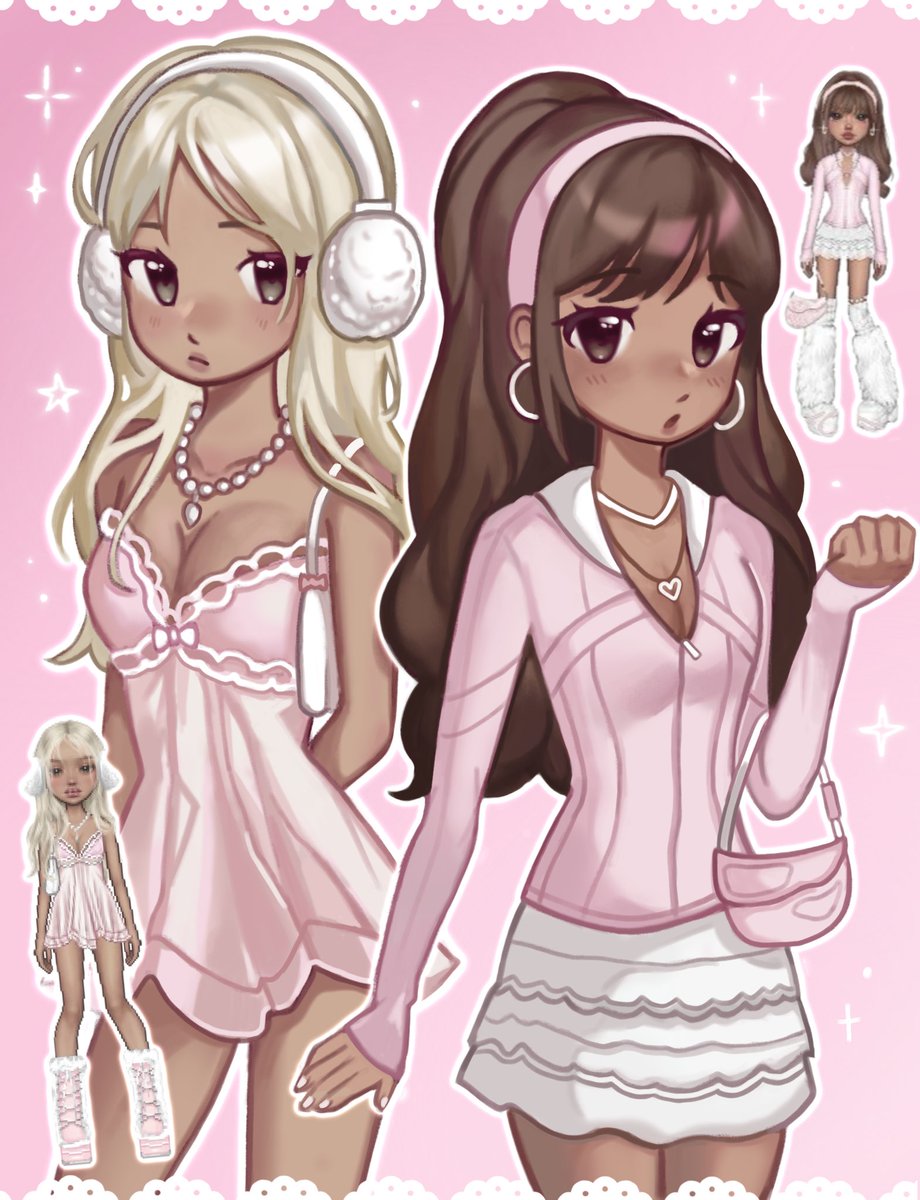 pt. 1 of drawing everskies avatars i find on pinterest ⋆ ˚｡୨୧˚  #ArtistOnTwitter, image size:920x1200