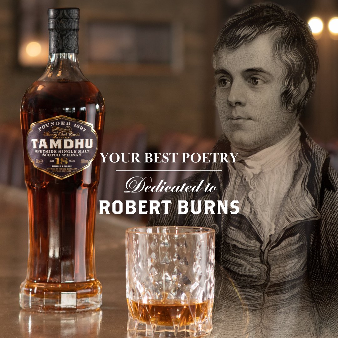 With Burns night just around the corner, we are inviting you to write and submit your own best whisky-inspired poem to celebrate the life and works of Robert Burns. Entries close on 21st Jan 2024. Winner announced on 25th January. T&C's apply. tamdhu.com/burns-poetry-c…