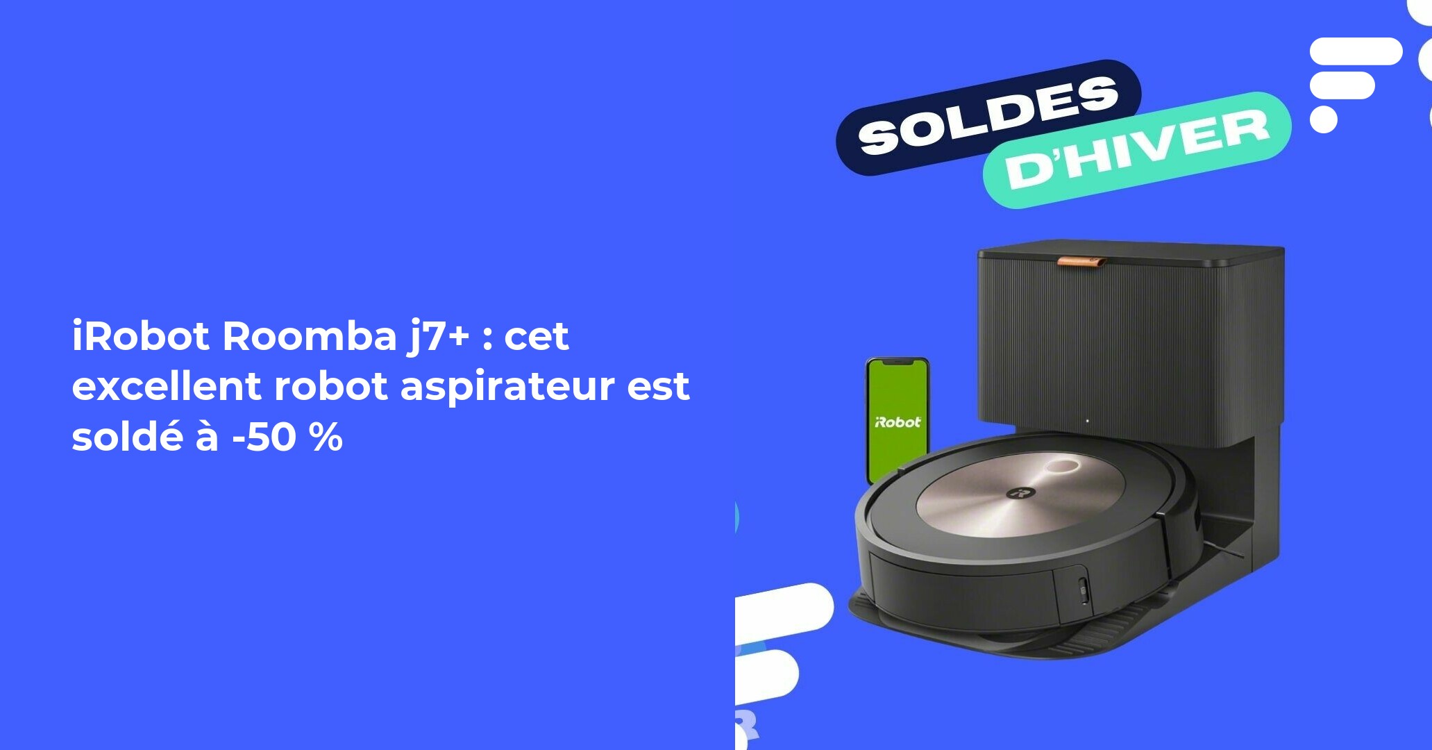 Frandroid on X: Grâce à cette grosse promo de 500 euros pendant les soldes,  le prix du robot aspirateur iRobot Roomba j7+ est en chute libre 🔥 #Soldes  #BonPlan 👉   /