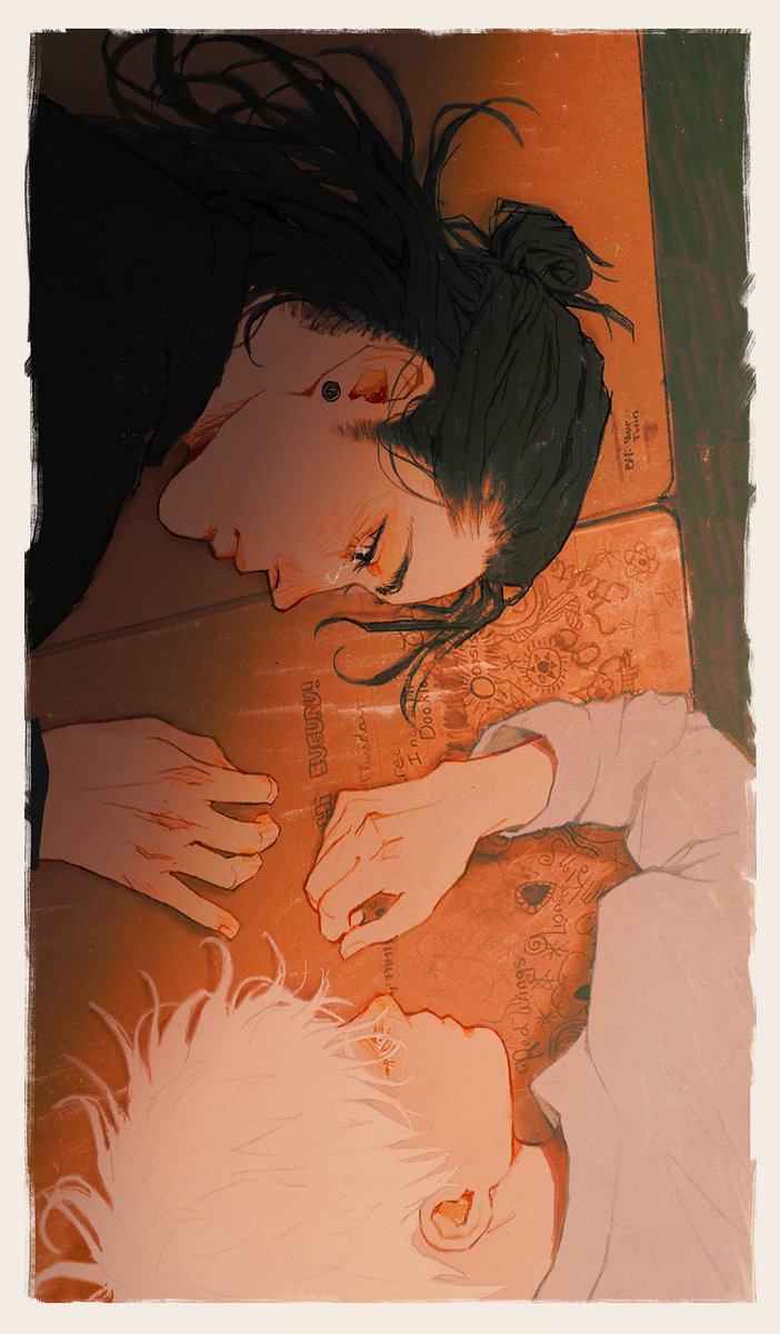 a moment of peace before the whole world shatters 😇
#stsg #satosugu #jjkfanart