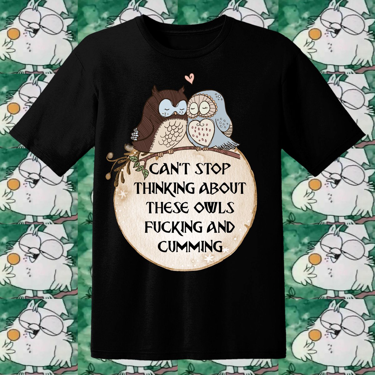ThunderGruntBob's tweet photo. I make really stupid vulgar internet t-shirts to raise side cash in these dark times. This week I got one for people who like owls in love. #legendoftheguardians #theowlsofgahoole
https://t.co/rVEIPiWg4L https://t.co/wSsU3xTTdO