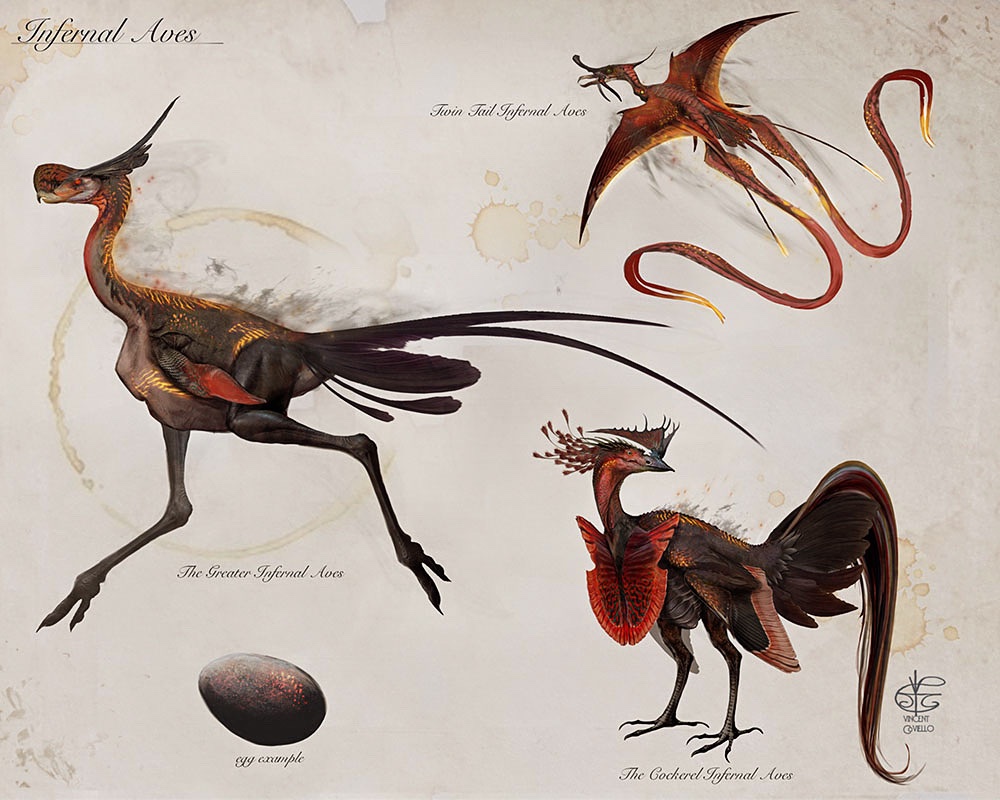 VincentVinsight's tweet photo. The Infernal Aves, or colloquially known as the Phoenix. Learn more on my instagram 

#dragon #phoenix #creatuanary #creatuanary2024 #conceptart #creaturedesign #dragons #creatureconcept #fantasy #fantasyart #illustration #bestiary  #digitalart #monstergram #sketch https://t.co/uPCDvvnhIt