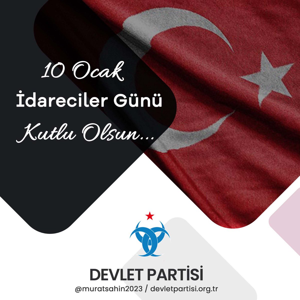 Halka hizmet Hakka hizmettir anlayışıyla çalışan tüm idarecilerimizin 10 Ocak İdareciler Günü Kutlu Olsun!!

Cenab-ı Allah idarecilerimizin hizmetlerini daim eylesin!! 🤲🇹🇷

#idarecilergünü
#DevletPartisi