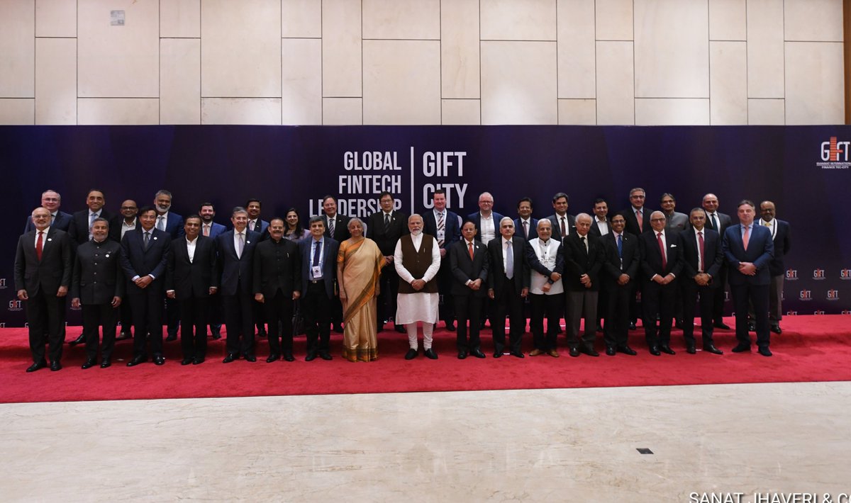 Global FinTech Leadership Forum l GIFT City 2024 <a href="/VibrantGujarat/">Vibrant Gujarat</a> <a href="/PMOIndia/">PMO India</a> <a href="/narendramodi/">Narendra Modi</a> <a href="/nsitharaman/">Nirmala Sitharaman</a> <a href="/FinMinIndia/">Ministry of Finance</a> <a href="/CMOGuj/">CMO Gujarat</a>