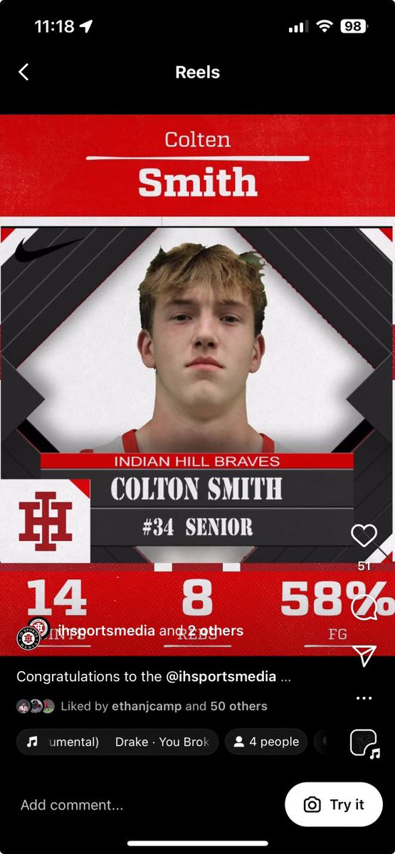 RoyalsZeinner's tweet photo. Congrats to Player of the Game @ColtonSmith_15 for his outstanding performance in last nights game against Taylor. With 14 points, 8 rebounds, 2 steals, and 4 assists he helped seal the win while dominating the paint! https://t.co/Vt77DK6Y9z