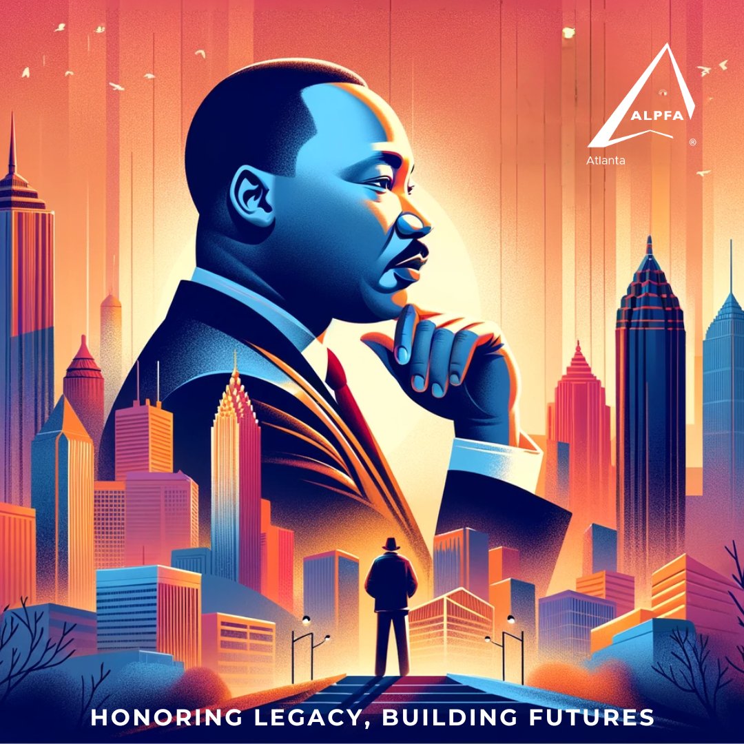 Today, we honor Dr. Martin Luther King Jr.'s legacy of courage, equality, and justice. 

Our hometown hero continues to inspire and guide us. Let's reflect on his message of peace and unity, and commit to making a positive impact in our communities. 

#MLKDay #DreamForward #ALPFA