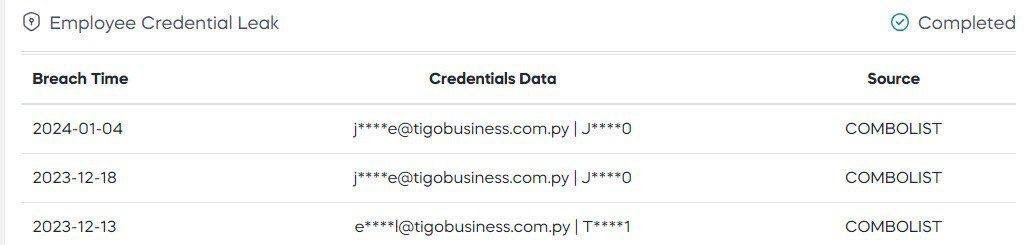 criptoboi's tweet photo. Datos a la venta de TIGO Paraguay y CADIEM  en la Deep Web…
Mintieron en sus comunicados? 👀
DATOS COMPROMETIDOS https://t.co/3hLcmoxiI5