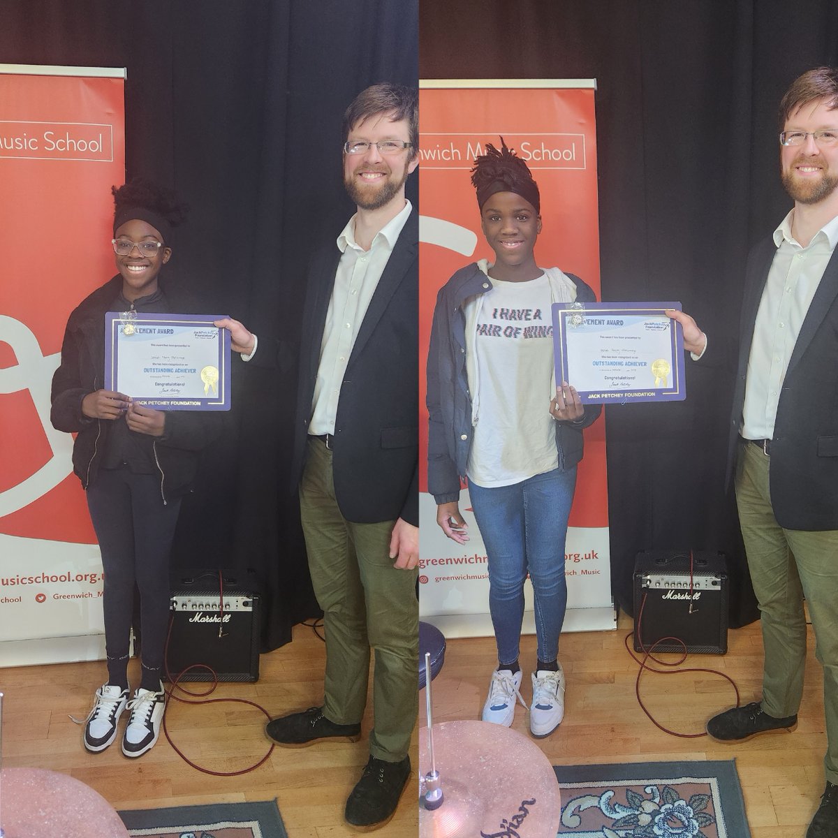 Congratulations to our first ever Jack Petchey Awards winners, Neriah & Seraiah Fosang-Olarinmoye! Their awards are for the effort, responsibility and generosity shown in teaching their younger siblings piano, inspired by their own lessons at Greenwich Music School.