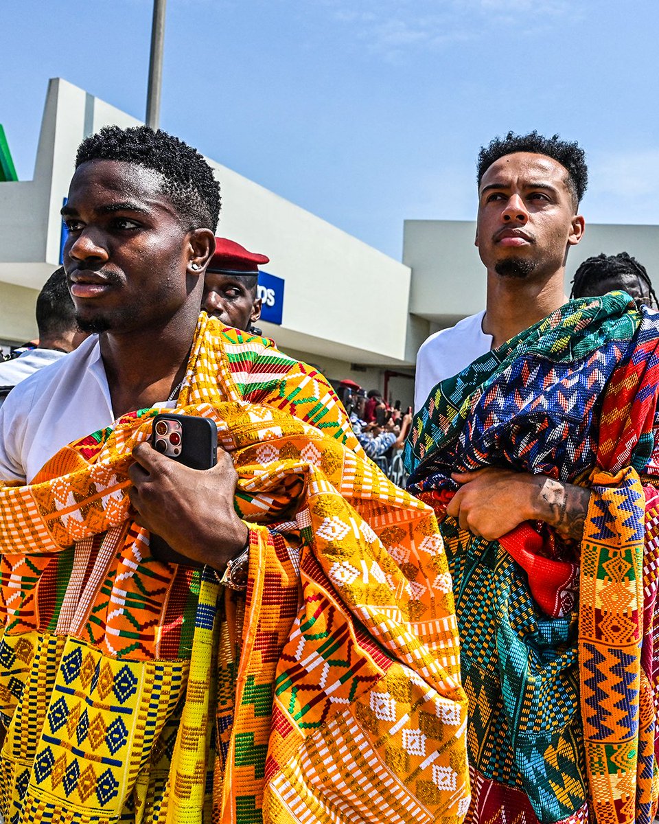 brfootball's tweet photo. Ghana show up to AFCON in style 🇬🇭 https://t.co/NFEI9HYnok