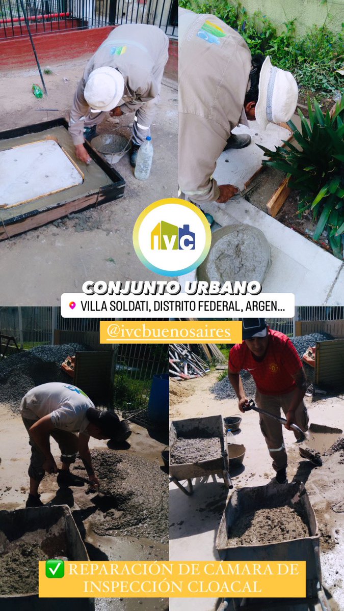 DaianaDiessler's tweet photo. 📍CONJUNTO URBANO SOLDATI

✅ Reparación de cámara de inspección cloacal.

@IVCBuenosAires https://t.co/rSEZ6yIaYV