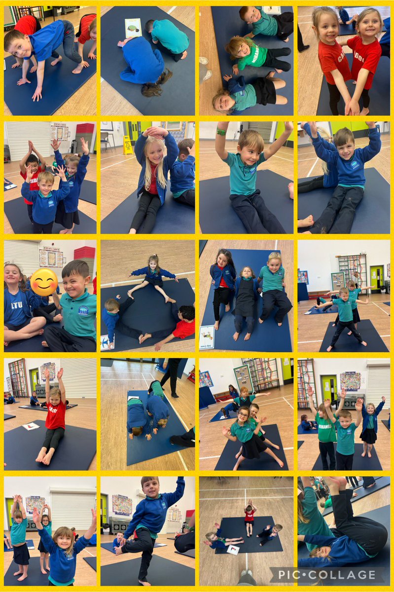Mae’r plant wir wedi mwynahu dysgu siapiau gymnasteg yr wythnos hon a chwarae gêm cynhesu newydd. 
The children have really enjoyed their introduction to gymnastic shapes this week as well as a new warm up game.