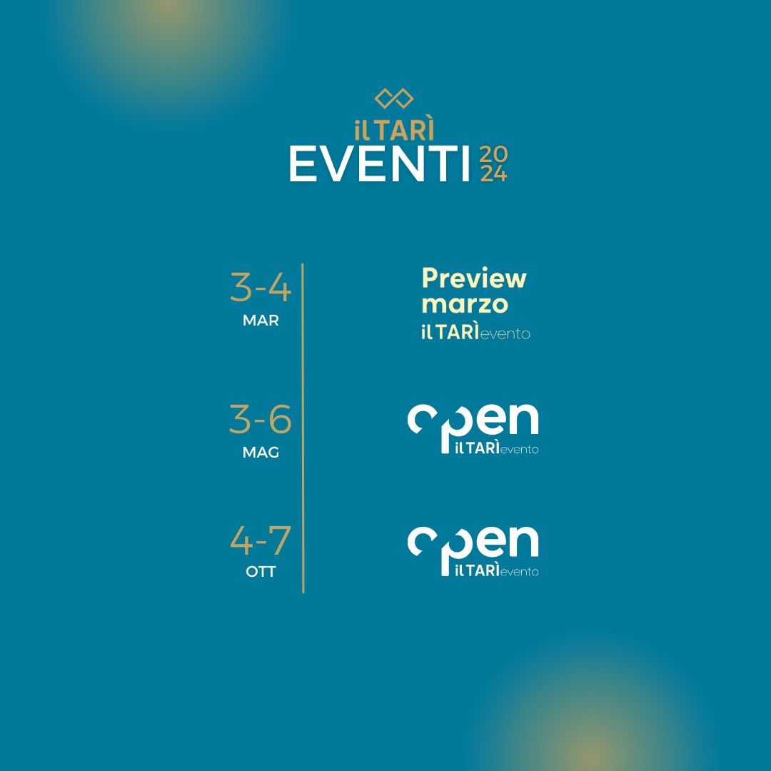 ✨ Save the Dates ✨

Non perdere l'opportunità di vivere  esperienze uniche nel mondo dell'arte orafa💫

Prossimi eventi di business 2024 per il mercato B2B, ideati per offrire ad aziende e dettaglianti l’opportunità di presentare e scoprire innovazioni e nuove collezioni di