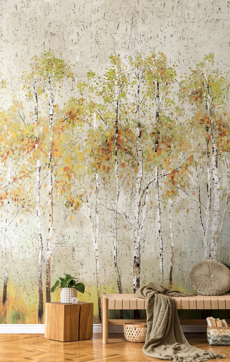 donnamancini's tweet photo. Let's celebrate #WallpaperWednesday with another gorgeous #design from one of our showroom partners ... The #DaisyBennett Aspen Tree Mural from #Wallquest. Stop in, browse, and find your perfect #inspiration! https://t.co/TBhJNT9xDB