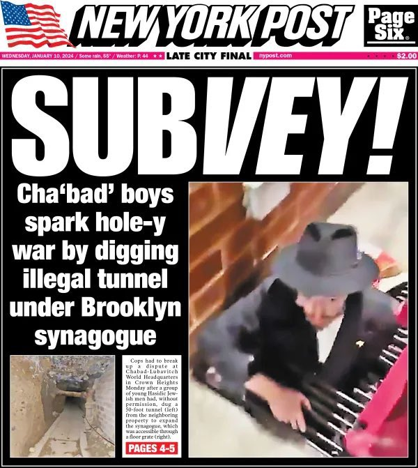 The NY Post frontpage we were definitely waiting for