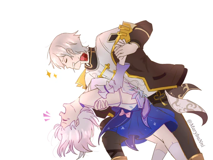 I tries 😳 #caemarch #caelus #march7th SORRY GUYS IT'S STRONGER THAN ME I CAnt #HonkaiStarRail 