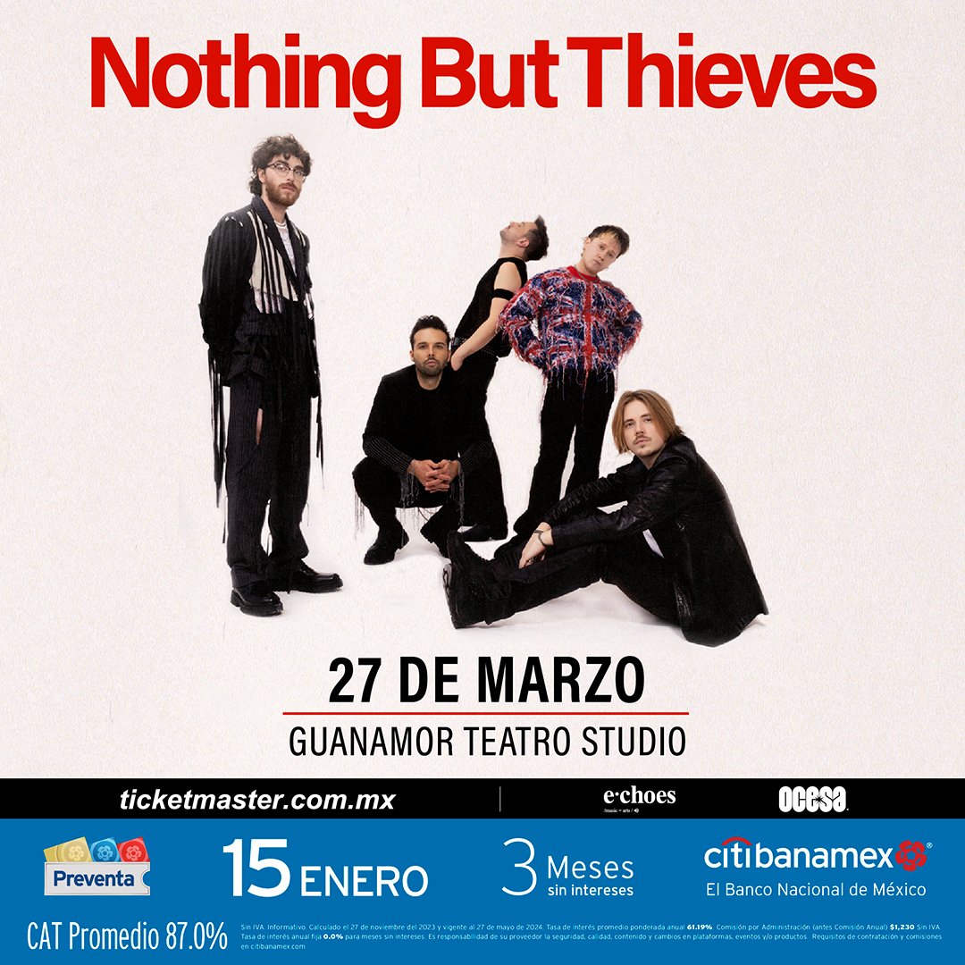 NBThieves's tweet photo. :: MEXICO 🇲🇽
You asked, you get. We're playing a show in Guadalajara March 27th and we cannot wait. Tickets go on sale Tuesday Jan 16th at 10am local. Make sure you're ready. https://t.co/aBHY4RxTQI 
Mexico City, stay tuned... :: https://t.co/O52SKl7P83