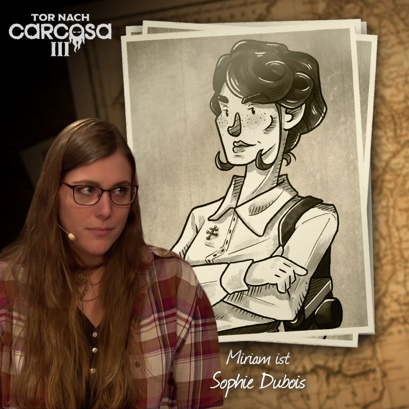 Am Freitag komplettiert ein ganz neuer Charakter das Geheimdienst-Quartett in #pnpCarcosa III: die Fotografin und Fälscherin Sophie Dubois, gespielt von <a href="/Volle_Droschke/">Miri</a>. Das Horror Pen &amp; Paper mit Spielleiter Steffen geht am 12. und 26. Januar weiter!