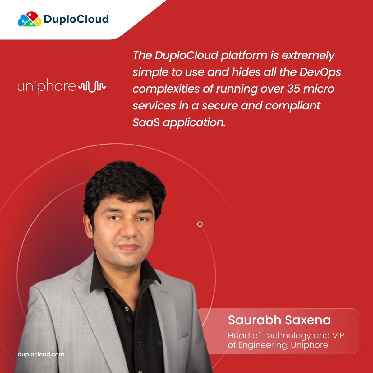 DuploCloud (@duplocloud) on Twitter photo Discover how <a href="/DuploCloud/">DuploCloud</a> securely integrated all of @Uniphore's DevOps tools into a single service platform in our customer story. Read on. bit.ly/47px1LT Discover how <a href="/DuploCloud/">DuploCloud</a> securely integrated all of @Uniphore's DevOps tools into a single service platform in our customer story. Read on. bit.ly/47px1LT