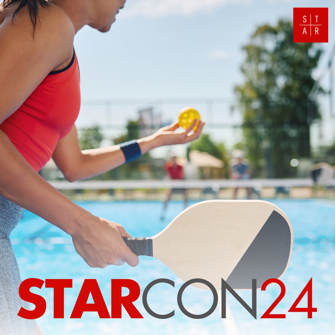 ⏳ The countdown begins! 4 Months left until our annual conference in San Diego. Polish up on your Pickleball skills and join us for an unforgettable experience.

Registration coming soon!

#STARCON24 #pickleball #courtreporting #courtreporters #courtreportingconference