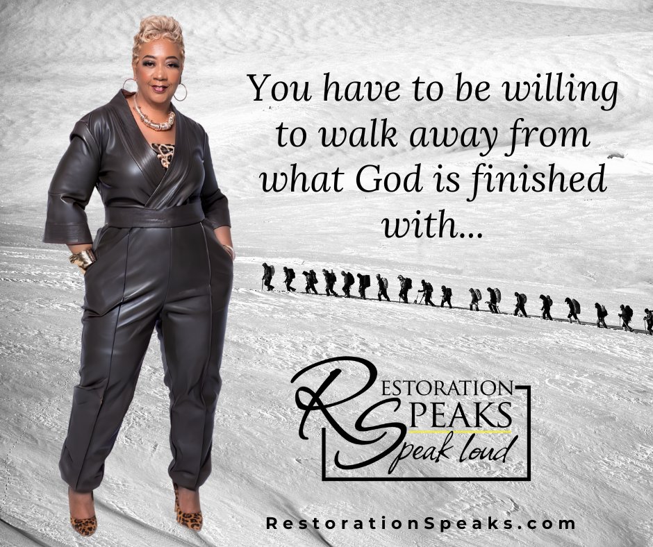 RestorationSpks's tweet photo. When God tells us to walk away from what He's done with can be hard but if we want what He has for us we must be willing to obey,,,

Restoration Speaks Moments

https://t.co/BuRYO9Ob85

#obeyGod
#restorationspeaks

Quote Graphic https://t.co/6KRCDKKFb6
Photo Ronald J McCray https://t.co/9ZjApqmN6m