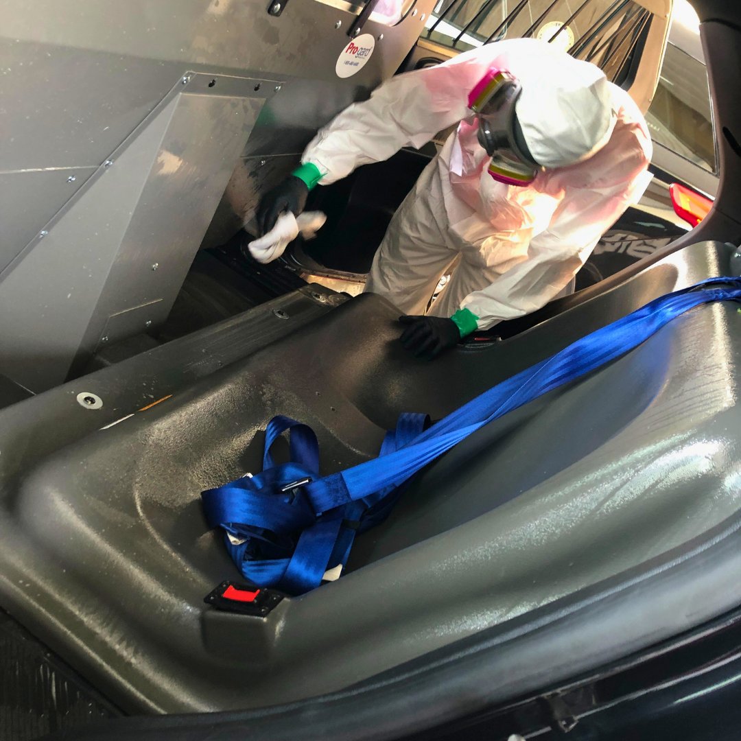 SPofUB's tweet photo. Trust us to deliver professional and reliable sanitation services for a wide range of environments, including law enforcement vehicles🚓. Your safety is our priority. https://t.co/7Gcm7f6vRb