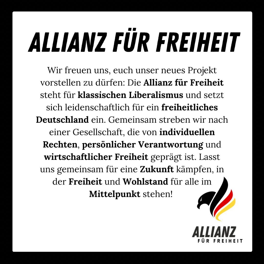 Wir sind ein stolzes Volk tüchtiger Bürger, Unternehmer und Familien aus der Mitte der Gesellschaft. Im Antlitz des aufkommenden linken Sturm über die mitteleuropäische See, sehen wir uns gezwungen linke Ideologien zu bekämpfen und den bürgerlichen Liberalismus wiederzubeleben.