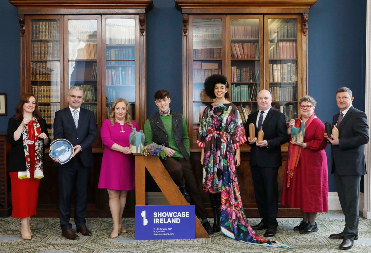 showcaseireland's tweet image. Today, Showcase Ireland 2024 launched at The Royal Society of Antiquaries of Ireland. With support from the @DeptEnterprise, @Entirl, and the @Loc_Enterprise. Taking place from Sunday, 21st January to Tuesday 23rd January, 2024 @TheRDS.

Pictured: Teri Smith, Manager - Retail…