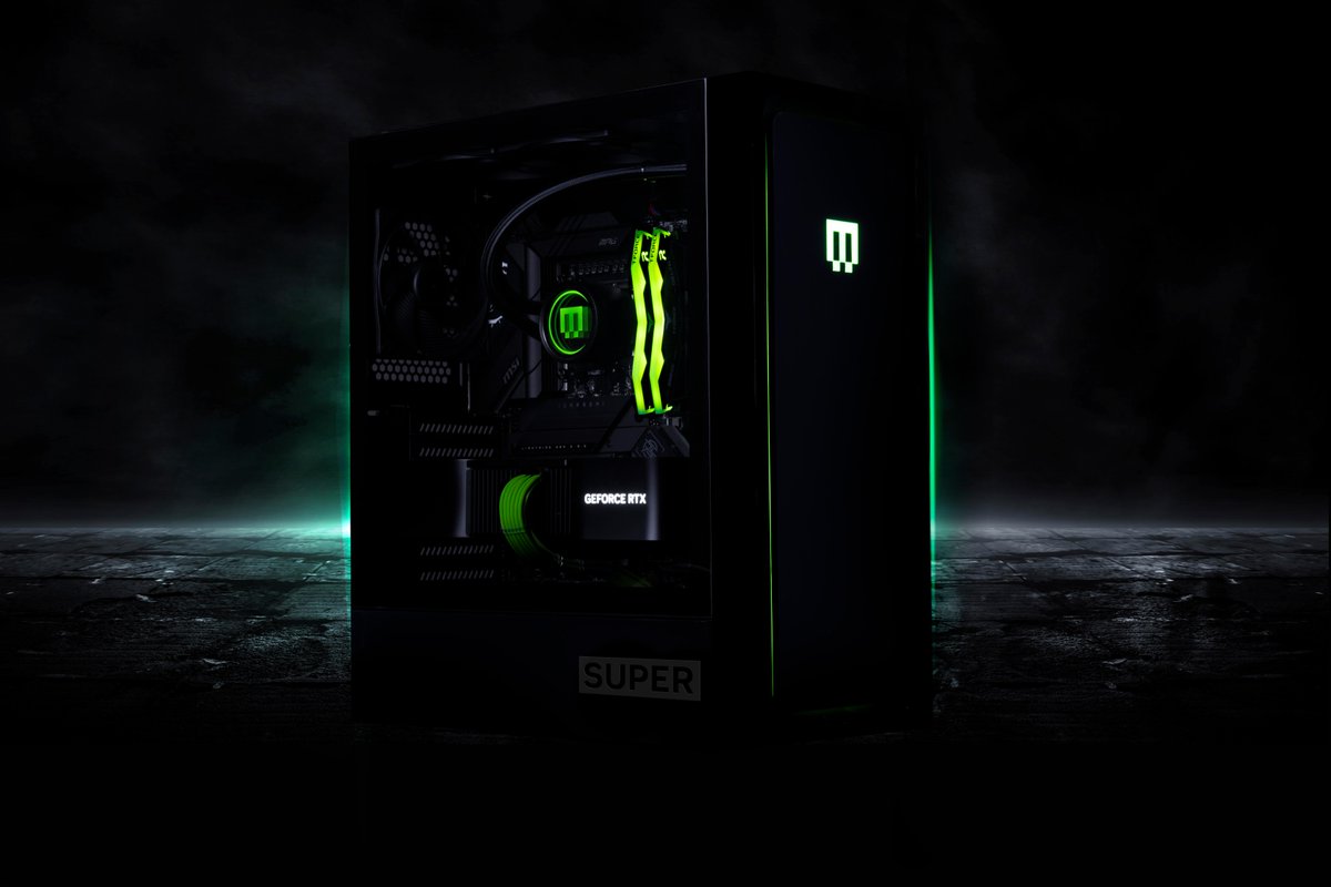 NVIDIAGeForceDE's tweet photo. Willst du die Chance haben, einen maßgefertigten PC mit dem Thema GeForce RTX 40 SUPER Series zu gewinnen? 

Schau dir unten an, wie du mitmachen kannst 👀 https://t.co/DLFeajTxSE