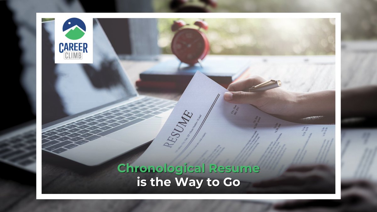 While there are other resume formats, employers prefer a chronological resume. Learn how to use this style to boost your chances of landing an interview, and read our blog here. 💻 → bit.ly/3NRcOHK 

#CareerClimb