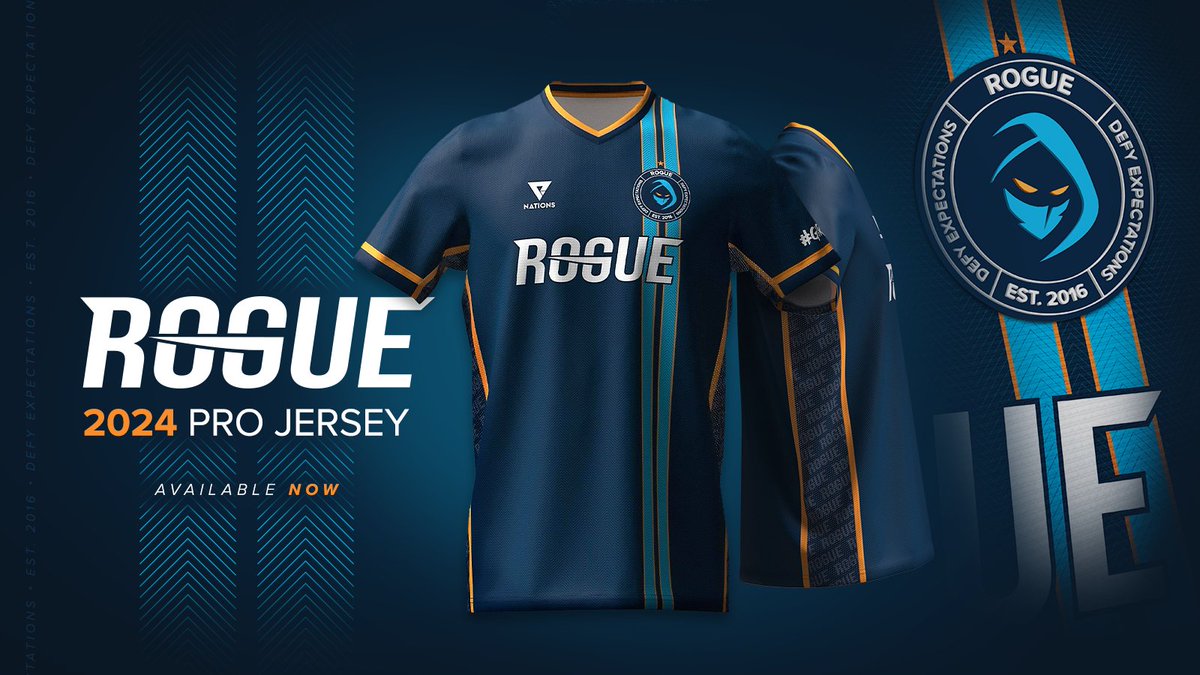 Our (definitely not already leaked 💀)  jersey is finally here! 🔥

Grab yours: rogue-eu.wearenations.com #GoRogue
