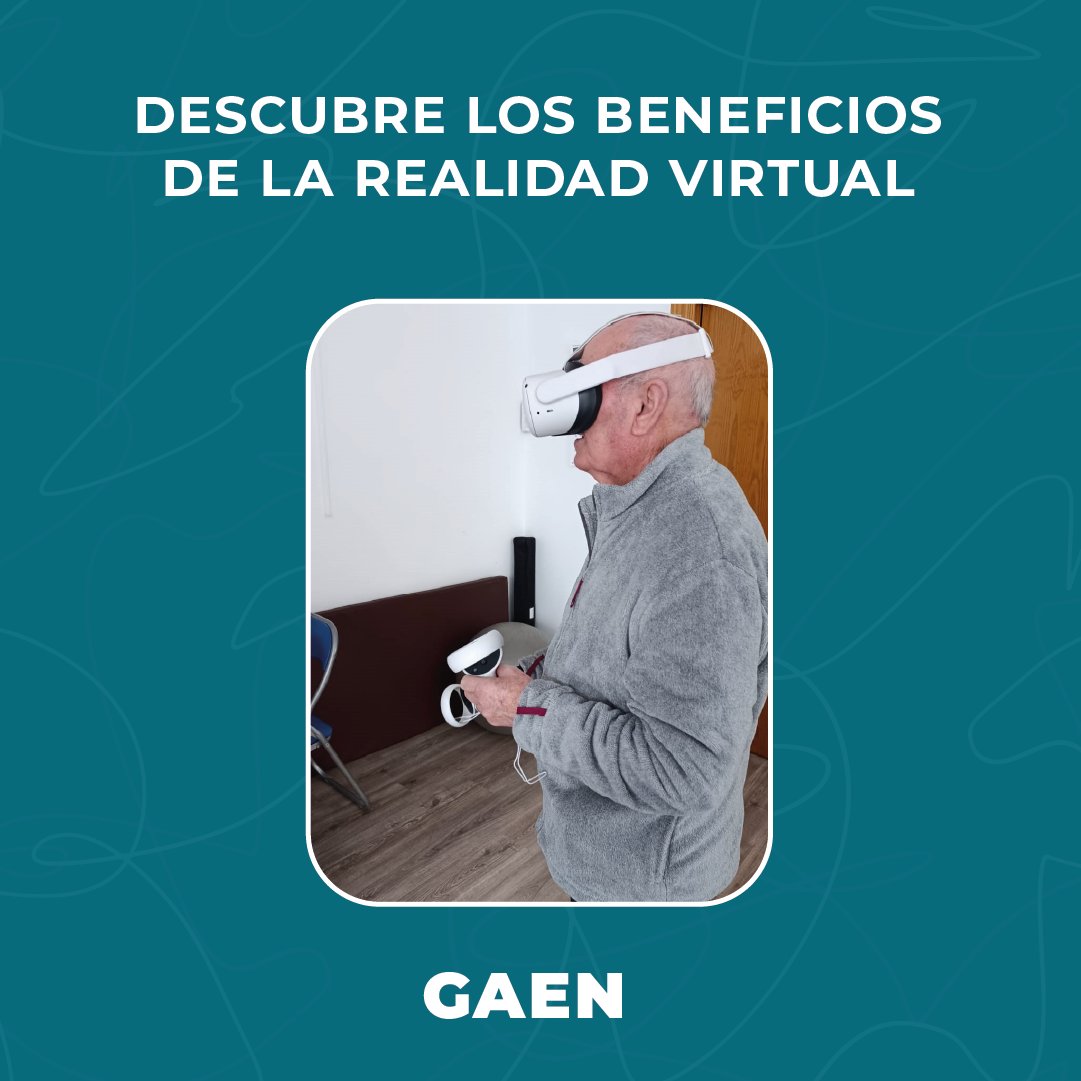 Desde GAEN estamos llevando la realidad virtual a personas afectadas con enfermedades neurodegenerativas en el proyecto DigitalMove 🧠

Beneficios de la Realidad Virtual:

1️⃣ Estimulación cognitiva
2️⃣ Bienestar emocional
3️⃣ Terapia innovadora

#DigitalMove #RealidadVirtual #GAEN