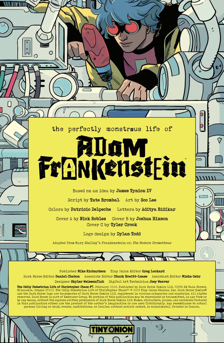 We call it THE PERFECTLY MONSTROUS LIFE OF ADAM FRANKENSTEIN, and it is the best jumping-on point for those curious about our strange, monstrous comic or anyone interested in Frankenstein adaptations. ⚡️Contact your local comic shop and get your preorders in by January 15!