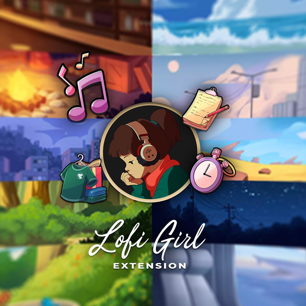 lofigirl's tweet photo. Achieve productivity and unwind with the Lofi Girl Extension.

Lofi Girl is the mascot of a well-known 24/7 lo-fi hip-hop livestream on YouTube, that fosters a wholesome online community of people from all around the world tuning in simultaneously to enjoy its calming and relaxing ambience.

Utilize this extension to enhance your study focus with a personalized Pomodoro timer, handy notepad, and a wide variety of ambient background sounds. Perfect for study sessions or winding down after a busy day. Convert your browser into a peaceful sanctuary dedicated to focus and tranquility. 🍃

Lofi Girl Extension contains many useful features such as:
•  A Pomodoro timer for focused work sessions
•  A selection of 20 ambient music tracks to create an optimal study environment
•  A handy notepad for organized thoughts
•  A Valuable study-enhancing tips to boost efficiency and concentration
•  The latest Lofi Girl news, album releases and merchandise

Hope you���ll enjoy it! 🤗

https://t.co/HU6gHEu5pf