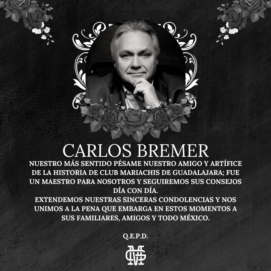 Descansa en paz Carlos, tu legado quedará entre nosotros 🕊