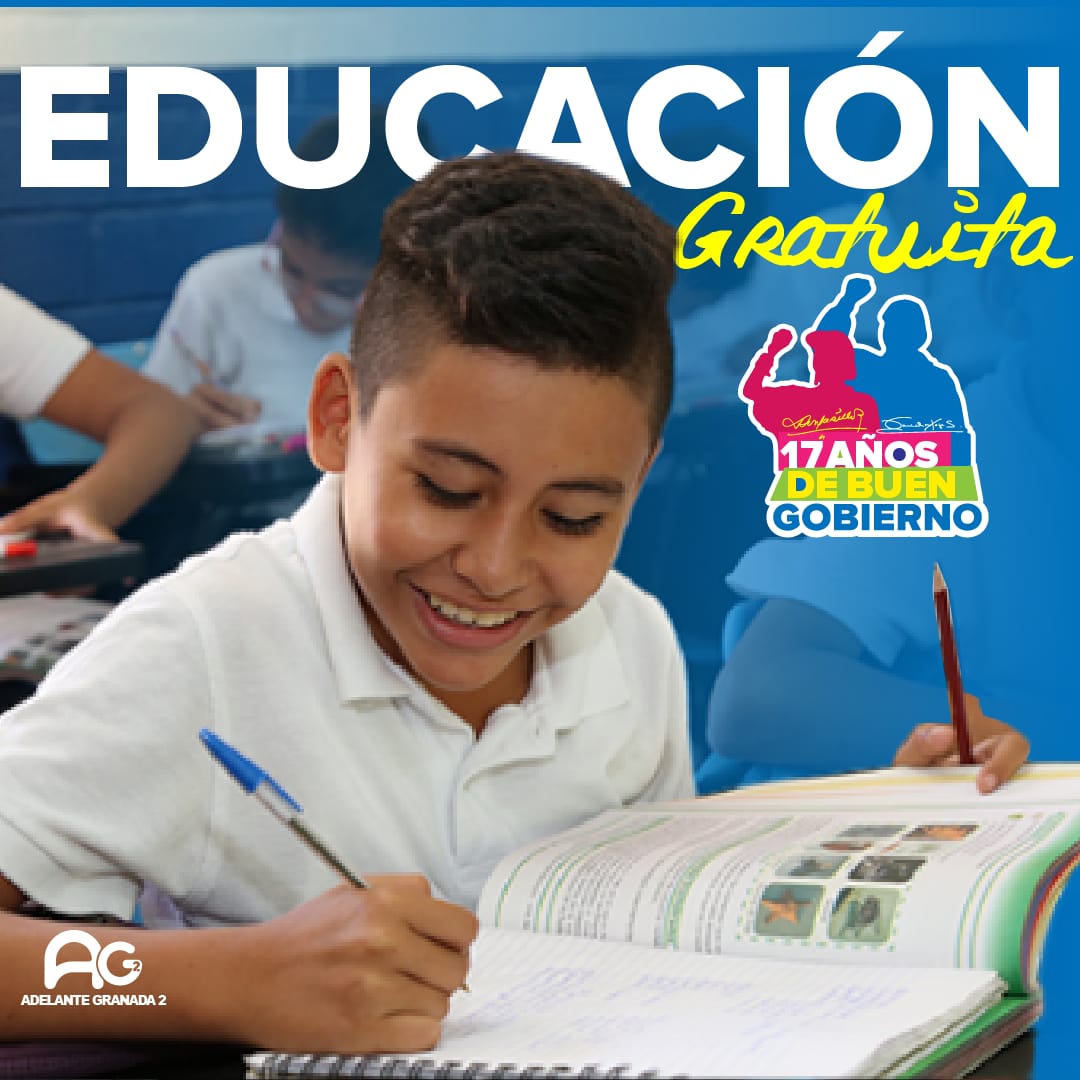 17 de educación en #Nicaragua, donde niños y niñas cuentan con una Educación buena, de calidad y gratuita!!
#UnidosEnVictorias
#4519LaPatriaLaRevolución