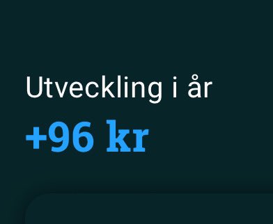Äntligen vänt till plus iår!