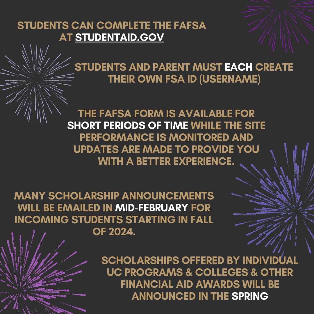 The 2024-25 FAFSA (Free Application For Federal Student Aid) is finally open 🎉 Everything you need to know is below, be sure to check it out!
