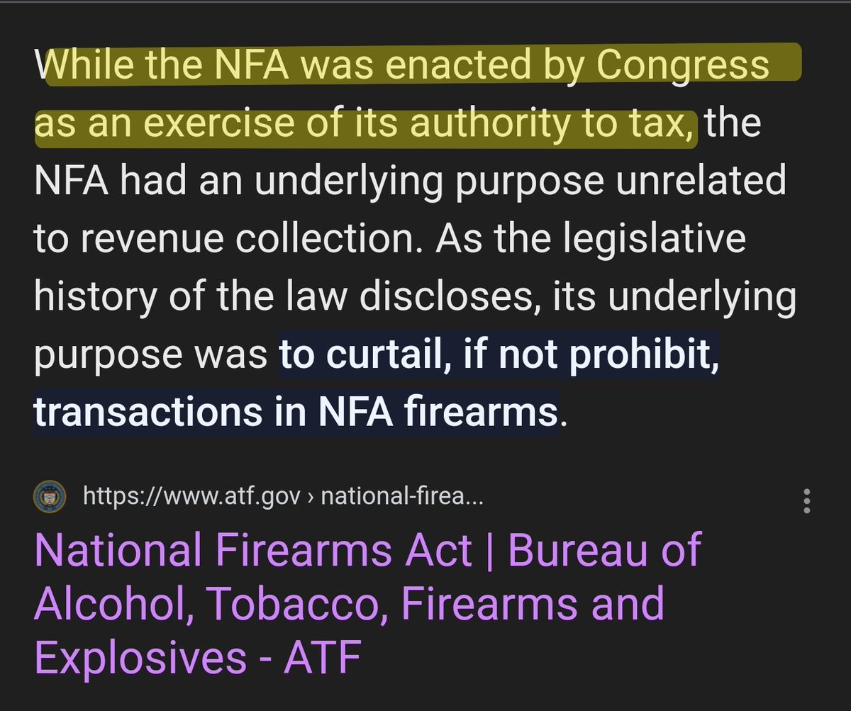 Friendly reminder that the ATF puts it in plain sight that the NFA exists as a barrier of entry to prohibit firearm ownership.

#AbolishTheATF #AbolishTheNFA