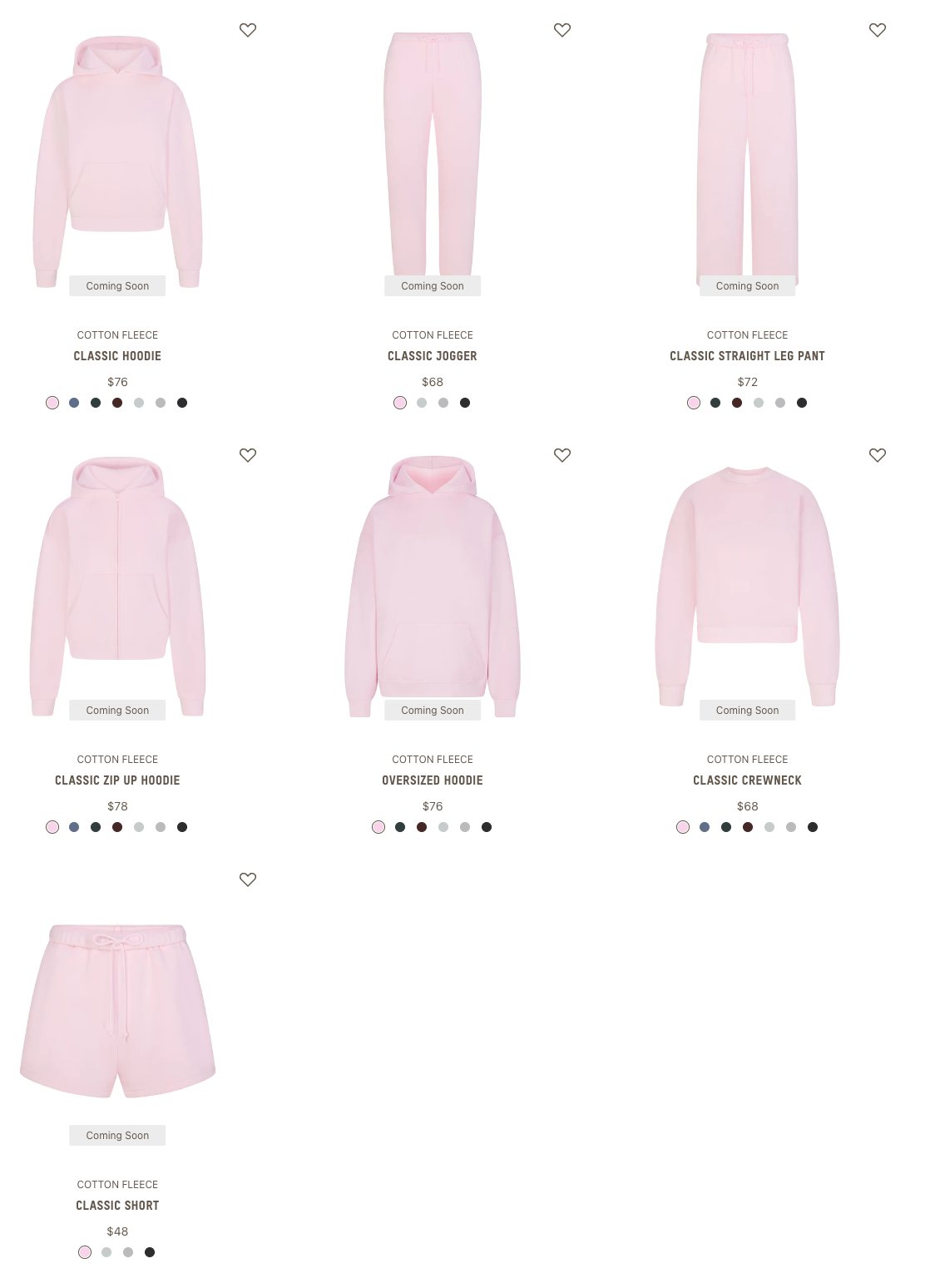 Skims Restock Alerts on X: SKIMS just dropped new PINK Cotton Fleece! View  Drop:  #ad #skims #KimKardashian   / X