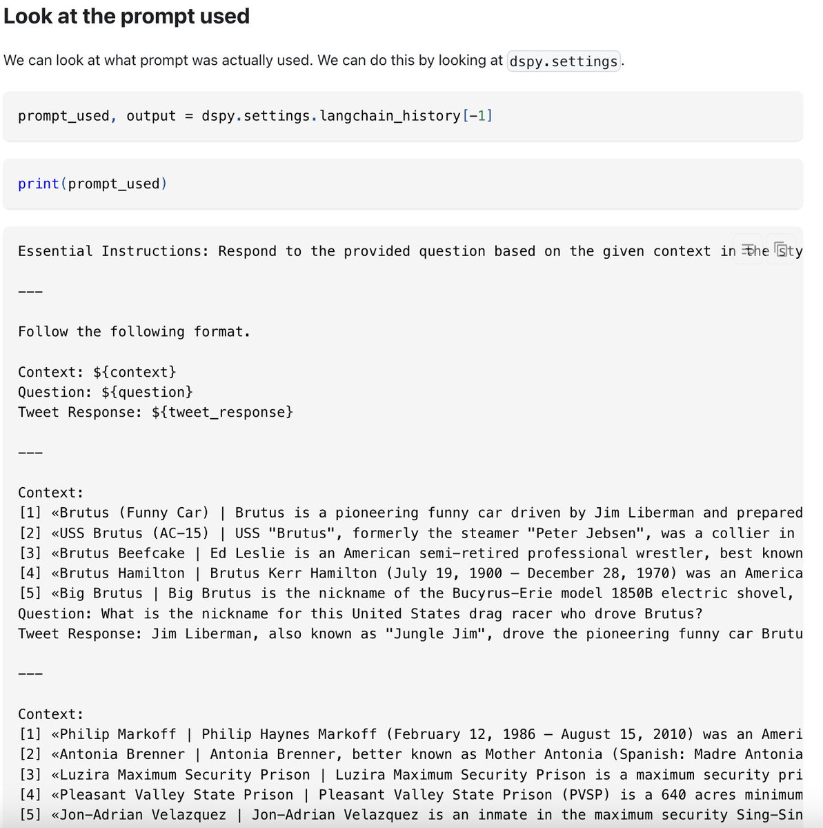 🦜LangChain <> DSPy🧩

DSPy is a fantastic framework that **compiles** your LLM program

Specifically, the DSPy compiler will internally trace your program and then craft high-quality prompts for large LMs to teach them the steps of your task.

Thanks to <a href="/lateinteraction/">Omar Khattab</a> we have
