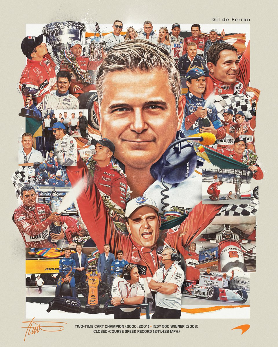 McLarenF1's tweet photo. A racer. A champion. A dear friend.

We'll always remember you, Gil. 🧡 https://t.co/eCIq4ekkPu