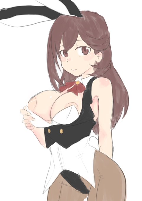 杏「あ、隊長さんこんにちはっ…?あぁっコレ見えても大丈夫なニップレスっていうやつなんですよー🐰」
真理「うっほ絶景…じゃなくてっ隊長とかにガッツリ見られちゃダメなやつ!パンツと一緒!!」
とかいう感じで感覚バグってて欲しいラクガキ 