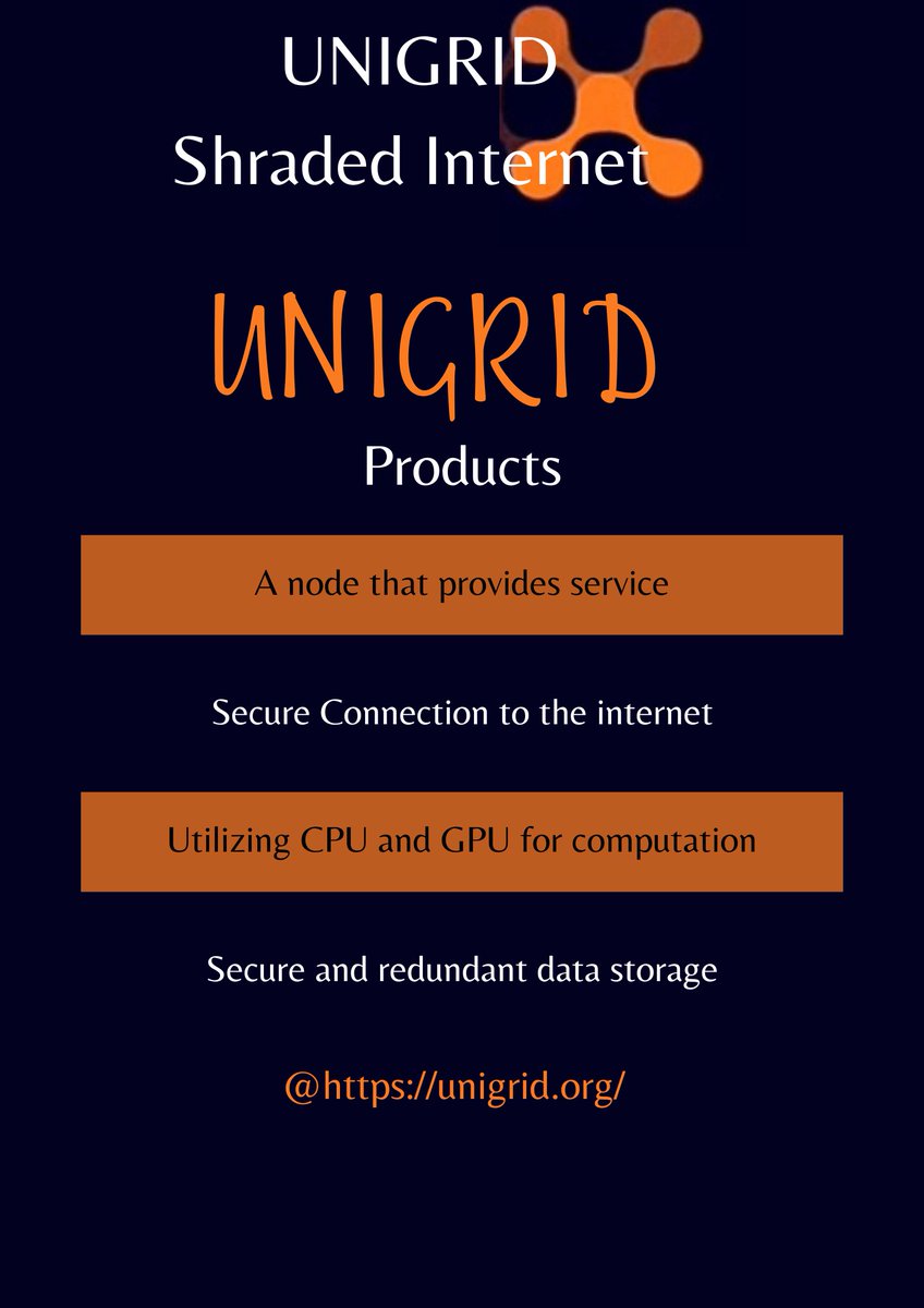 The @unigrid_org is a pioneer in the field of #decentralized internet, aiming to create a secure, private internet free from corporate control. 

This technology includes the next-generation network, #Hedgehog, which powers all new Unigrid features and handles network storage..