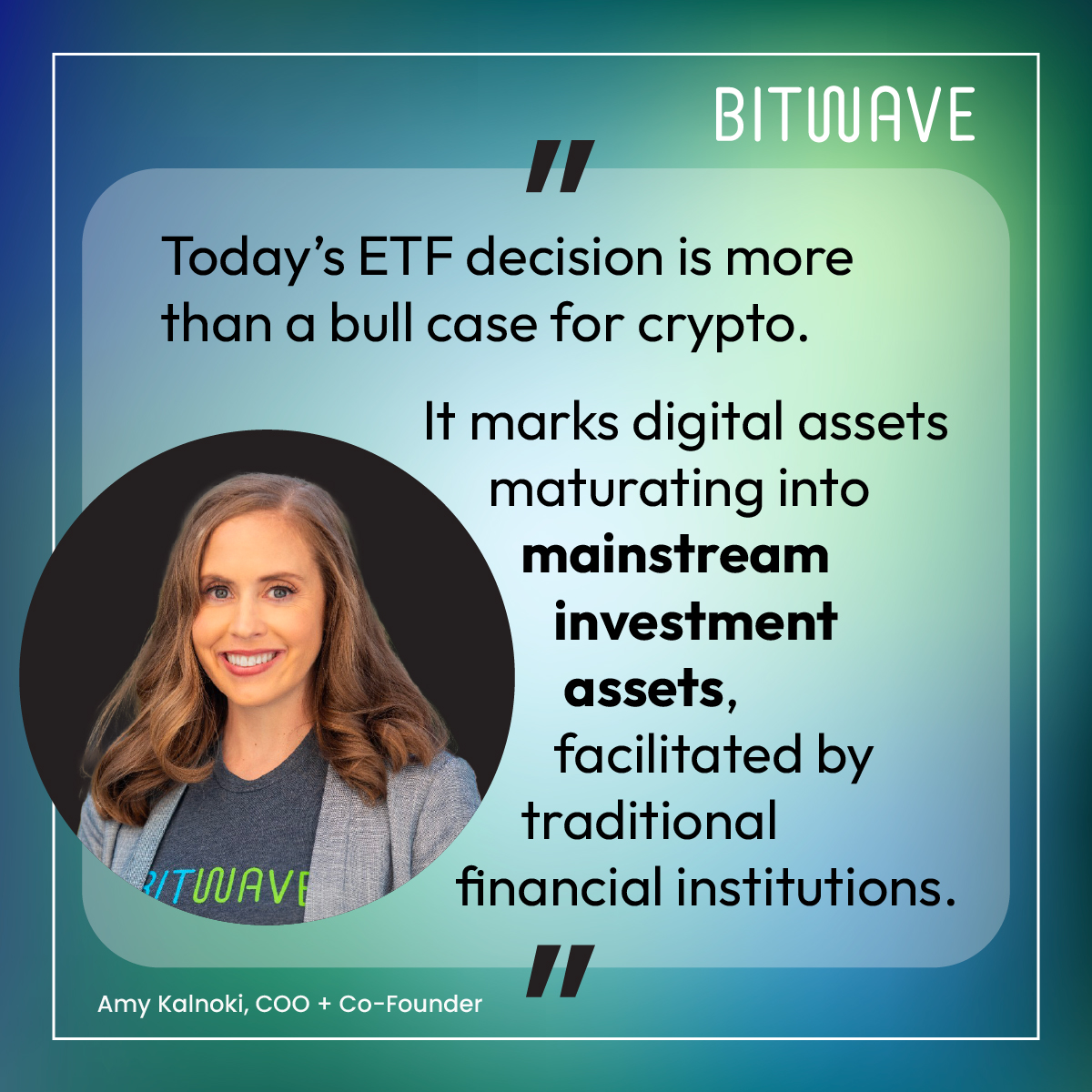 BitwavePlatform: History in the Making! SEC Approves Spot Bitcoin ETF! 📣🎉

Today’s decision makes digital assets more accessible to everyone

From institutions to everyday investors – the doors are opening for faster, safer, and easier crypto adoptio…